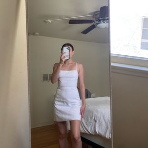 Sunday Best Quaint Linen Dress